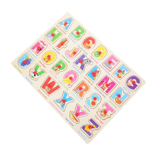 BESPORTBLE Holzpuzzle Spanisches Alphabet Lernspielzeug Montessori Holzspielzeug Motorikspiel Puzzleboard für Vorschule von und Hand Augen Koordination BESPORTBLE Holzpuzzle Spanisches Alphabet Lernspielzeug Montessori Holzspielzeug Motorikspiel Puzzleboard für Vorschule von und Hand Augen Koordination von BESPORTBLE