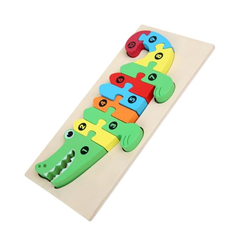 BESPORTBLE Holzpuzzle Tierform Krokodil Lernspielzeug für Jungen und Mädchen Montessori Lernspiel Fördert Denkvermögen und Geduld Geschenkidee BESPORTBLE Holzpuzzle Tierform Krokodil Lernspielzeug für Jungen und Mädchen Montessori Lernspiel Fördert Denkvermögen und Geduld Geschenkidee von BESPORTBLE