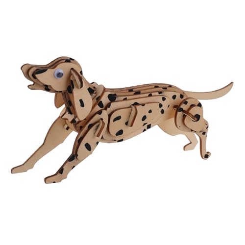 BESPORTBLE Holzpuzzle Tiermodell DIY Hund Puzzlespielzeug für Kreative Langlebige Holzbauweise für Dekoration und Gemeinsames BESPORTBLE Holzpuzzle Tiermodell DIY Hund Puzzlespielzeug für Kreative Langlebige Holzbauweise für Dekoration und Gemeinsames von BESPORTBLE