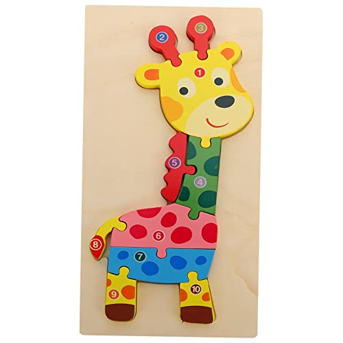 BESPORTBLE Holzpuzzle für Kleinkinder Giraffenform Pädagogisches Kreativität und Motorischen Fähigkeiten für Ab Jahr zu Weihnachten BESPORTBLE Holzpuzzle für Kleinkinder Giraffenform Pädagogisches Kreativität und Motorischen Fähigkeiten für Ab Jahr zu Weihnachten von BESPORTBLE