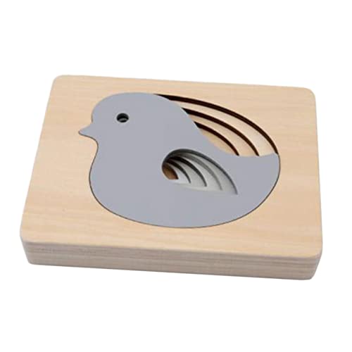 BESPORTBLE Holzpuzzle für Mehrschichtiges Tiermodell Puzzle mit Farbverlauf für Frühe Bildung für Vorschulkinder Hand Augen Koordination und Gedächtnis BESPORTBLE Holzpuzzle für Mehrschichtiges Tiermodell Puzzle mit Farbverlauf für Frühe Bildung für Vorschulkinder Hand Augen Koordination und Gedächtnis von BESPORTBLE