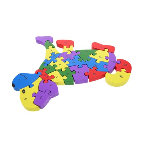 BESPORTBLE Holzpuzzle für Montessori Lernspielzeug Kreativität und Kognitiven Fähigkeiten für Schule und Zuhause Verbessert Mathematik und Sprachkenntnisse von BESPORTBLE