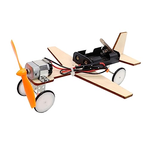 BESPORTBLE Holzspielzeug Flugzeug Bausatz DIY Stem Lernset für Modellflugzeug Bastelset für Kreatives und Motorische Geeignet für Jungen und Mädchen Ab Grundschulalter von BESPORTBLE