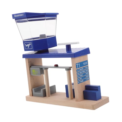 BESPORTBLE Holzspielzeug Flugzeugbahn Zubehör aus Holz und Sicher für Fördert Kreativität und Motorische Fähigkeiten Geeignet für Zuhause und Kindergarten Teiliges Flughafen Station Spielset BESPORTBLE Holzspielzeug Flugzeugbahn Zubehör aus Holz und Sicher für Fördert Kreativität und Motorische Fähigkeiten Geeignet für Zuhause und Kindergarten Teiliges Flughafen Station Spielset von BESPORTBLE