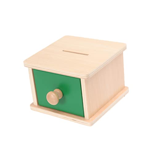 BESPORTBLE Holzspielzeug Hand Auge Koordination Münzkasten für Montessori Lernspielzeug zur Feinmotorikförderung Langlebig Leicht für Jungen und Mädchen von BESPORTBLE
