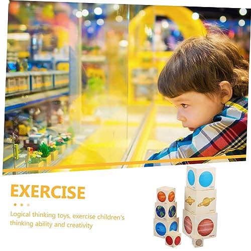 BESPORTBLE Holzspielzeug Lernspielzeug Planet Würfel Pädagogisch Kreatives Entwicklungs für Mädchen und Jungen zur Motorik und BESPORTBLE Holzspielzeug Lernspielzeug Planet Würfel Pädagogisch Kreatives Entwicklungs für Mädchen und Jungen zur Motorik und von BESPORTBLE