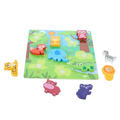 BESPORTBLE Holzspielzeug Puzzle für Kleinkinder Jahre Pädagogisches Tier Puzzle Montessori Lernspielzeug Kreativität Motorik und Eltern Junge Mädchen Interaktion BESPORTBLE Holzspielzeug Puzzle für Kleinkinder Jahre Pädagogisches Tier Puzzle Montessori Lernspielzeug Kreativität Motorik und Eltern Junge Mädchen Interaktion von BESPORTBLE