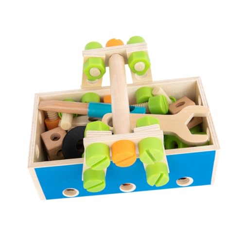 BESPORTBLE Holzspielzeug Schrauben und Mutternset Werkzeugkasten Montessori Lernspielzeug für Jungen und Mädchen zur Motorischen und Koordination BESPORTBLE Holzspielzeug Schrauben und Mutternset Werkzeugkasten Montessori Lernspielzeug für Jungen und Mädchen zur Motorischen und Koordination von BESPORTBLE