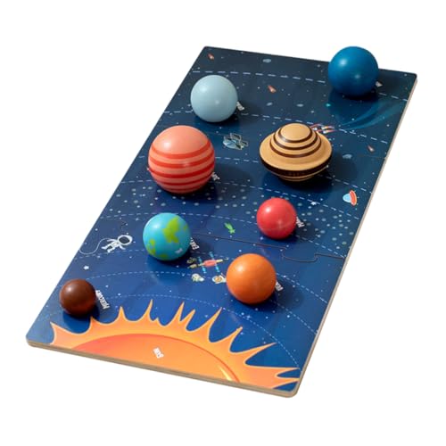 BESPORTBLE Holzspielzeug Sonnensystem Montessori Lernspielzeug für Teilige Planeten Puzzle mit Glatter Oberfläche Motorische und Frühe Weltraumerkennung Pädagogisches für Jungen und Mädchen BESPORTBLE Holzspielzeug Sonnensystem Montessori Lernspielzeug für Teilige Planeten Puzzle mit Glatter Oberfläche Motorische und Frühe Weltraumerkennung Pädagogisches für Jungen und Mädchen von BESPORTBLE