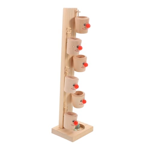 BESPORTBLE Holzspielzeug mit Murmelbahn und Ball Abwurf Turm Entwickelndes für Hand Augen Koordination und Konzentration Geeignet für Jungen und Mädchen BESPORTBLE Holzspielzeug mit Murmelbahn und Ball Abwurf Turm Entwickelndes für Hand Augen Koordination und Konzentration Geeignet für Jungen und Mädchen von BESPORTBLE