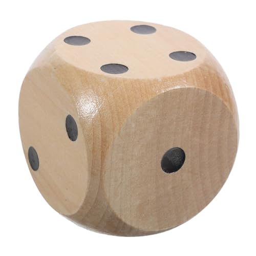 BESPORTBLE Holzwürfel Abgerundete Ecken Für Würfelspiele Party Gimmick Und Mathematikunterricht Für Erwachsene Für Feiern Und Gesellige Runden von BESPORTBLE
