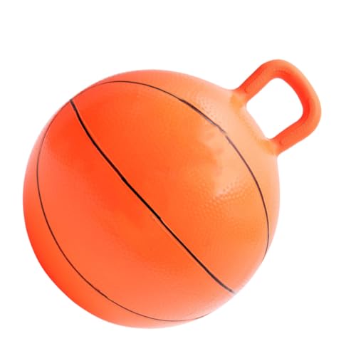 BESPORTBLE Hüpfball Für – Aufblasbarer Basketball Mit Haltegriff - 45 cm Durchmesser - Ideal Für Fitness Und Spielspaß Zu Hause Oder Im Kindergarten Aus Strapazierfähigem PVC von BESPORTBLE