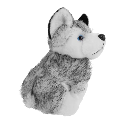 BESPORTBLE Husky Plüschhund Weicher Stofftier Hund Realistischer Plüsch Husky Als Geburtstagsgeschenk Kuscheltier Für Kleine Und Große von BESPORTBLE