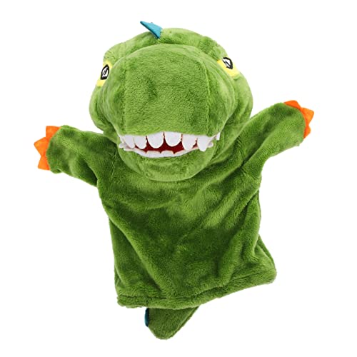 BESPORTBLE Interaktive Dinosaurier Handpuppe aus Weichem Plüsch Buntes Tier Handpuppen für Kreatives Storytelling und Eltern Junge Mädchen Spiel Geeignet für Kindergarten und Zuhause von BESPORTBLE