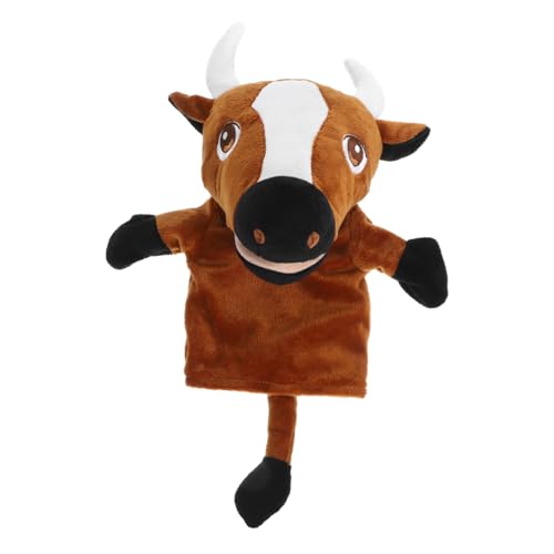 BESPORTBLE Interaktive Geschichtenerzähl Handpuppe Aus Gelbe Kuh Handpuppe Puppenspiele Und Kreative Erzählungen von BESPORTBLE