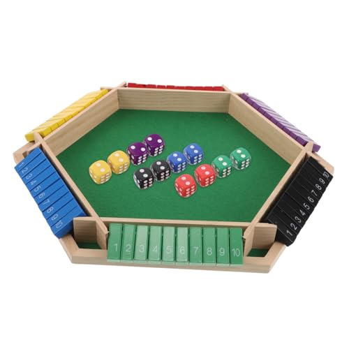BESPORTBLE Interaktiver Sechsseitiger Flip Spieltisch Brettspiel Zubehör für Ktv Bars und Gesellige Zusammenkünfte Vielseitige Spieloptionen Fördert Soziale Interaktion und Engagement von BESPORTBLE