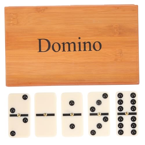 BESPORTBLE Interaktives Domino Spielset aus Bambus Holz mit Antikem Design Tragbar und Leicht für Familie und Reise Stilvoller Aufbewahrungsbox Klassisches Gesellschaftsspiel für Jung und BESPORTBLE Interaktives Domino Spielset aus Bambus Holz mit Antikem Design Tragbar und Leicht für Familie und Reise Stilvoller Aufbewahrungsbox Klassisches Gesellschaftsspiel für Jung und von BESPORTBLE