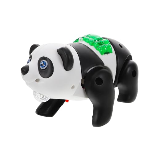 BESPORTBLE Interaktives Elektronisches Panda mit Licht und Musik Krabbelndes und Gehendes für Drinnen und Draußen Lernspielzeug mit Unterhaltsamen Funktionen von BESPORTBLE