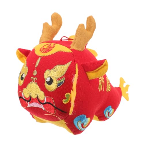 BESPORTBLE Jahr des Drachen Stofftier Kuscheltier Plüschpuppe Chinesischer Stil Maskottchen Puppe Rot Vielseitige Dekoration und Geschenkidee BESPORTBLE Jahr des Drachen Stofftier Kuscheltier Plüschpuppe Chinesischer Stil Maskottchen Puppe Rot Vielseitige Dekoration und Geschenkidee von BESPORTBLE