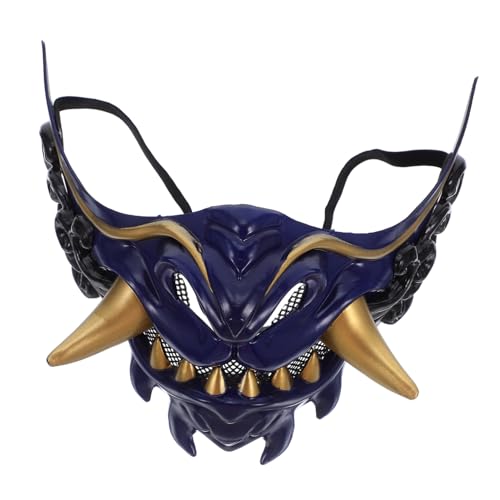 BESPORTBLE Japanische Samurai Maske Halbgesichtsmaske Cosplay Kostümmaske für Erwachsene Halloween Party Leichtes Material Detaillierte Handarbeit Einzigartige Verkleidung BESPORTBLE Japanische Samurai Maske Halbgesichtsmaske Cosplay Kostümmaske für Erwachsene Halloween Party Leichtes Material Detaillierte Handarbeit Einzigartige Verkleidung von BESPORTBLE