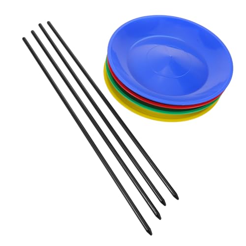 BESPORTBLE Jonglier Set Zirkusteller mit Handstäben Langlebige Bunte Drehplatten für Geschicklichkeitstraining Partyspaß und Zirkusaufführungen Teiliges Kunststoff Set Rot Blau Gelb Grün BESPORTBLE Jonglier Set Zirkusteller mit Handstäben Langlebige Bunte Drehplatten für Geschicklichkeitstraining Partyspaß und Zirkusaufführungen Teiliges Kunststoff Set Rot Blau Gelb Grün von BESPORTBLE