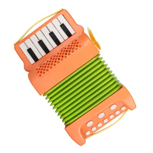 BESPORTBLE Junge Mädchen-Akkordeon Spielzeug Musikinstrument Für Vorschulkinder Cartoon Design Fördert Motorik Kreativität Musikalische Früherziehung Für Junge Mädchen von BESPORTBLE