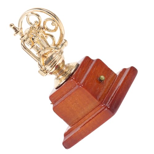BESPORTBLE Kaffeemaschine Für Puppenhaus Retro Design Goldene Farbe Ergänzung Für Kinderzimmer Und Kreative Spielwelten Für Rollenspiele von BESPORTBLE