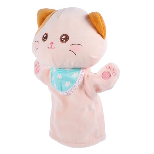 BESPORTBLE Katzenhandpuppe Plüschspielzeug Für Interaktive Geschichtenerzähler Handpuppe Mit Offenem Mund Fördert Kreativität Und Kommunikation Für Fantasieaktivitäten von BESPORTBLE