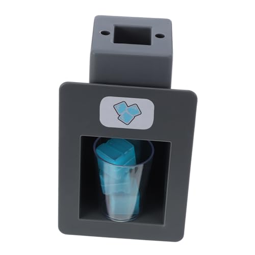 BESPORTBLE Kinderküche Eismaschine mit Realistischen Eiswürfeln Grauer und Transparentem Becher Pädagogisch für Kleinkinder Fördert Kreativität Feinmotorik und Soziales bei Wiederverwendbar von BESPORTBLE