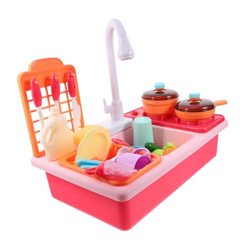 BESPORTBLE Kinderküchenspüle mit Fließendem Wasser Robustes Kunststoffmaterial Pädagogisches Rollenspiel für Kleinkinder Sichere Handhabung Fördert Soziale und Motorische Fähigkeiten BESPORTBLE Kinderküchenspüle mit Fließendem Wasser Robustes Kunststoffmaterial Pädagogisches Rollenspiel für Kleinkinder Sichere Handhabung Fördert Soziale und Motorische Fähigkeiten von BESPORTBLE