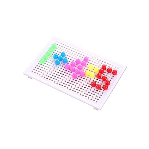 BESPORTBLE Kinderpädagogische Spielzeuge Nagel Steckbrett Kind Pilz Heringe Puzzlespiel Kinderspielzeug Kind Puzzle Zufällige Farbe von BESPORTBLE