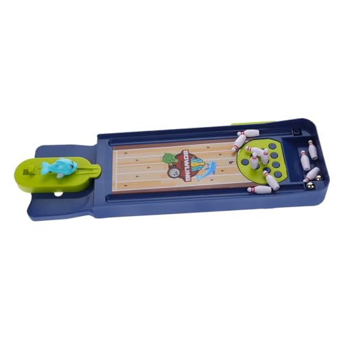 BESPORTBLE Kinderspiel Bowling Tischspiel aus Leichtem Abs Einfaches Brettspiel Feinmotorik Beobachtung und Eltern Junge Mädchen Interaktion Geeignet für Drinnen und Familienzeit von BESPORTBLE
