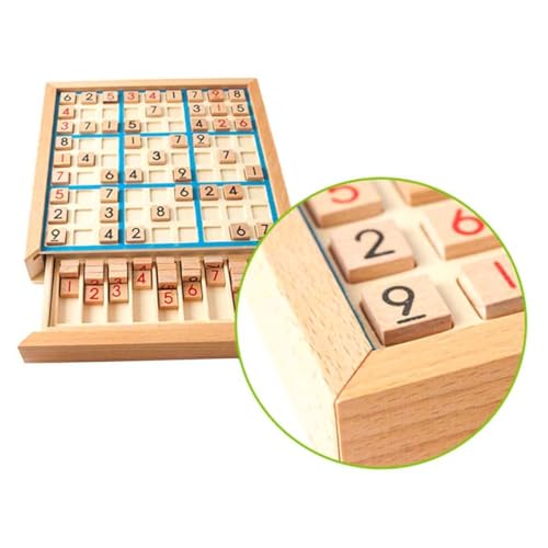 BESPORTBLE Kinderspiel Rätsel Sudoku Für Blau Trainingsbrett Für Logisches Und Zahlenverständnis Klassisches Puzzle Für Spielerische Entwicklung Kognitiven von BESPORTBLE