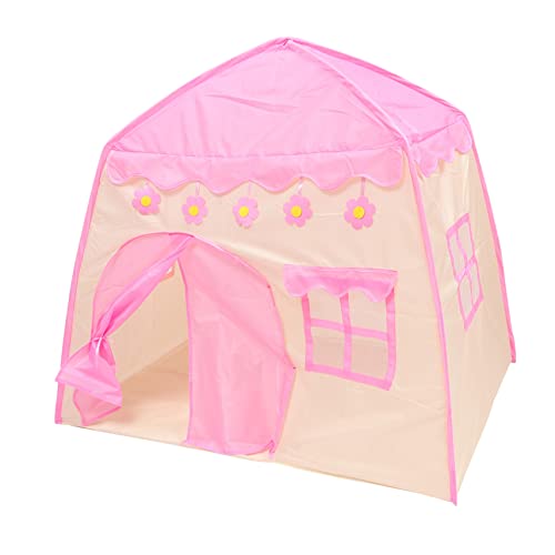BESPORTBLE Kinderspielhaus Zelt Für Tragbares Indoor Prinzessinnen Zelt Mit Blumenmuster Faltbar Spielzelt Für Spielzimmer Kuschelecken von BESPORTBLE