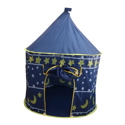 BESPORTBLE Kinderspielzelt Mit Mond Und Sternen Muster Faltbares Innenzelt Für Drinnen Und Draußen Für Krabbel Und Spielspaß Fördert Die Kreativität Von Jungen von BESPORTBLE