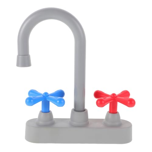 BESPORTBLE Kinderspielzeug Küchenwasserhahn aus Kunststoff Realistisches Design Leicht und Tragbar für Drinnen und Draußen Sicher und Einfach zu Reinigen Fördert Kreatives Rollenspiel und von BESPORTBLE