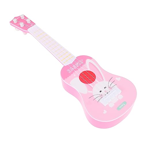BESPORTBLE Kinderspielzeug Mini Ukulele Simulation Musikinstrument Sicheres Frühes Lernspielzeug für Mädchen Detailreiches Kunststoffmodell für Geburtstage und Feiertage von BESPORTBLE