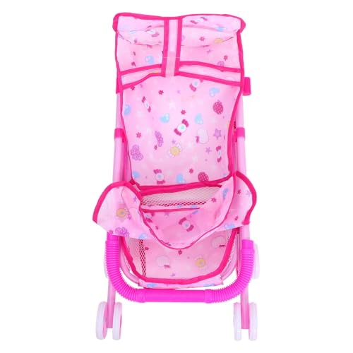BESPORTBLE Kinderwagen Für Babypuppen Mit Korb Faltbarer Puppenwagen Für Spielzeugzubehör Für Partyspiele Und Puppenhaus Zubehör BESPORTBLE Kinderwagen Für Babypuppen Mit Korb Faltbarer Puppenwagen Für Spielzeugzubehör Für Partyspiele Und Puppenhaus Zubehör von BESPORTBLE