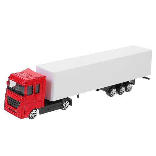 BESPORTBLE Klassisches LKW Modell Mit Container Realistisches Modell Jungen Und Kleine Autofans von BESPORTBLE