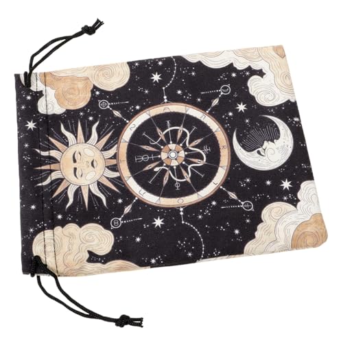 BESPORTBLE Kleine Dekorative Tarotkarten Aufbewahrungstasche Kordelzugbeutel Für Tarotkarten Schmuck Und Kleine Accessoires Tarot Organizer von BESPORTBLE