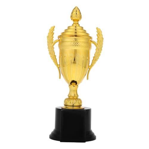 BESPORTBLE Kleine Goldfarbene Kunststoff Trophäe mit Deckel Kreative Sport und Auszeichnung für Belohnung und Erfolgsgeschenk bei Wettbewerben und Festen BESPORTBLE Kleine Goldfarbene Kunststoff Trophäe mit Deckel Kreative Sport und Auszeichnung für Belohnung und Erfolgsgeschenk bei Wettbewerben und Festen von BESPORTBLE