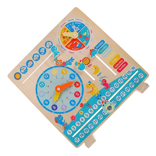 BESPORTBLE Kleine Holzuhr Für Dinosaurier Zeitspielzeug Wetterkenntnisse Multifunktionale Lernuhr Für Spielerischen Bildungsprozess BESPORTBLE Kleine Holzuhr Für Dinosaurier Zeitspielzeug Wetterkenntnisse Multifunktionale Lernuhr Für Spielerischen Bildungsprozess von BESPORTBLE