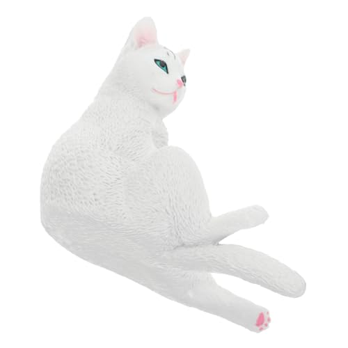 BESPORTBLE Kleine Katzenfigur Aus Realistische Dekoration Für Schreibtisch Für Katzenliebhaber Detailliertes Modell Für Sammler Und Bildungszwecke von BESPORTBLE