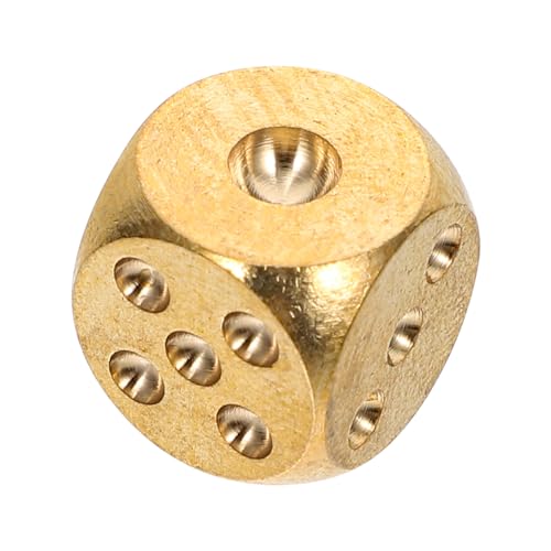 BESPORTBLE Kleine Metallwürfel Aus Solidem Kupfer Für Spiele Seitige Spielwürfel Für Kartenspiele Und Familienspiele Im Glänzende Goldene Farbe BESPORTBLE Kleine Metallwürfel Aus Solidem Kupfer Für Spiele Seitige Spielwürfel Für Kartenspiele Und Familienspiele Im Glänzende Goldene Farbe von BESPORTBLE
