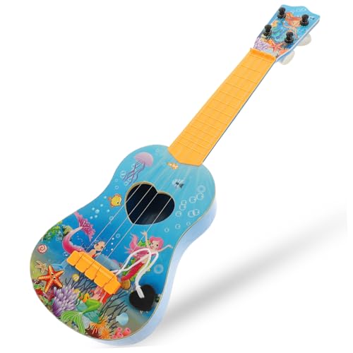 BESPORTBLE Kleine Mini Gitarre Für Anfängergitarre Mit Stimmbare Saiten Musikspielzeug Für Kleinkinder Für Jungen Und Fördert Frühe Musikalische Bildung von BESPORTBLE
