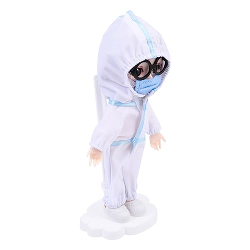 BESPORTBLE Kleine Nurse Doll Spielpuppe mit Schutzkleidung Höhe Kreatives Design Robustes Material Kindgerechtes für Dekoration im Kinderzimmer BESPORTBLE Kleine Nurse Doll Spielpuppe mit Schutzkleidung Höhe Kreatives Design Robustes Material Kindgerechtes für Dekoration im Kinderzimmer von BESPORTBLE