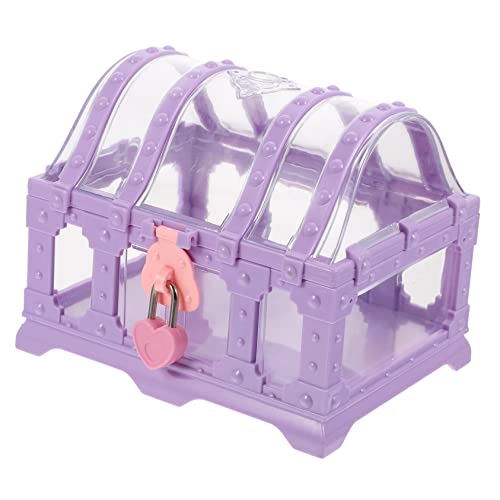 BESPORTBLE Kleine Piraten Aufbewahrungsbox Mit Schloss Für Transparente Mittlere Für Schätze von BESPORTBLE