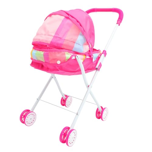 BESPORTBLE Kleine Puppenwagen mit Sicherem Griff Faltbarer Leichter Puppen Kinderwagen für Mädchen Rollenspielzubehör als Geburtstags BESPORTBLE Kleine Puppenwagen mit Sicherem Griff Faltbarer Leichter Puppen Kinderwagen für Mädchen Rollenspielzubehör als Geburtstags von BESPORTBLE