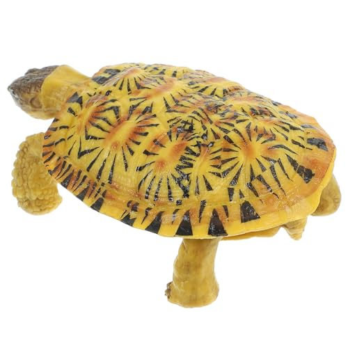 BESPORTBLE Kleine Schildkrötenfigur aus Kunststoff Realistisches Tiermodell für Dekoration Vorstellungskraft Langlebig und Detailgetreu von BESPORTBLE