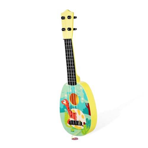 BESPORTBLE Kleine Ukulele Gitarre aus Leichtem für Anfänger Fördert Motorische Fähigkeiten und Bietet EIN Echtes Musikerlebnis für Jungen und Mädchen von BESPORTBLE